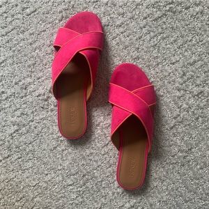 J Crew Pink Sandals